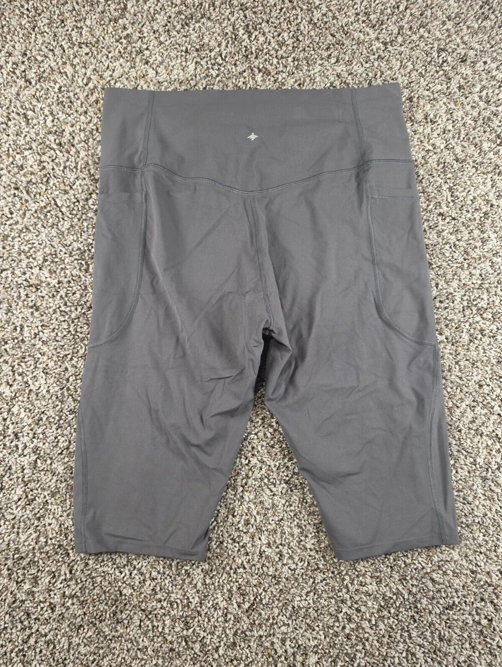 Halara Womens Sz XL Pull On Compression Bike Cycling Shorts Gray